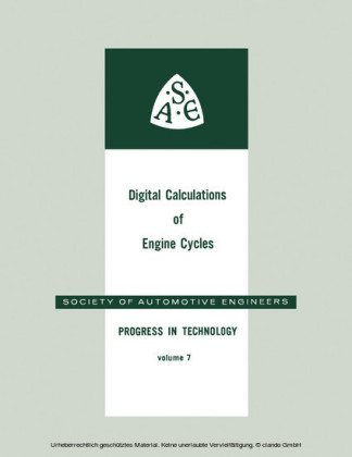 Digital Calculations of Engine Cycles