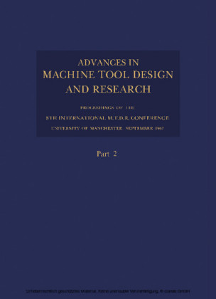 Advances in Machine Tool Design and Research 1967