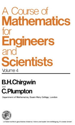 A Course of Mathematics for Engineerings and Scientists