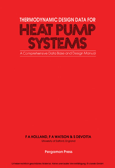 Thermodynamic Design Data for Heat Pump Systems main product photo