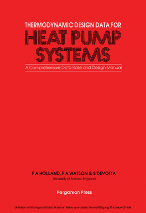 Thermodynamic Design Data for Heat Pump Systems