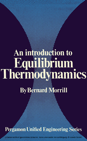 An Introduction to Equilibrium Thermodynamics main product photo