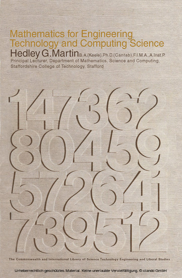 Mathematics for Engineering, Technology and Computing Science main product photo