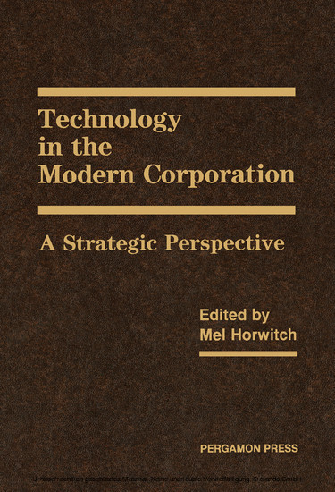 Technology in the Modern Corporation main product photo