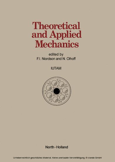 Theoretical and Applied Mechanics main product photo