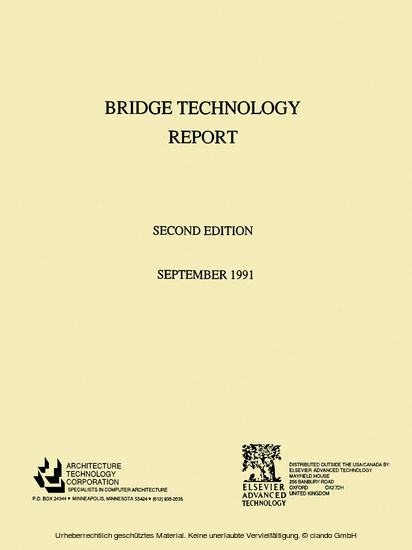 Bridge Technology Report main product photo
