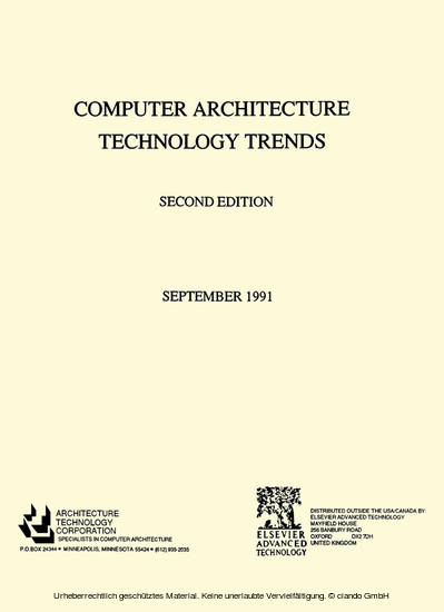 Computer Architecture Technology Trends main product photo