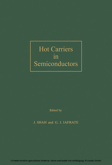 Hot Carriers in Semiconductors main product photo