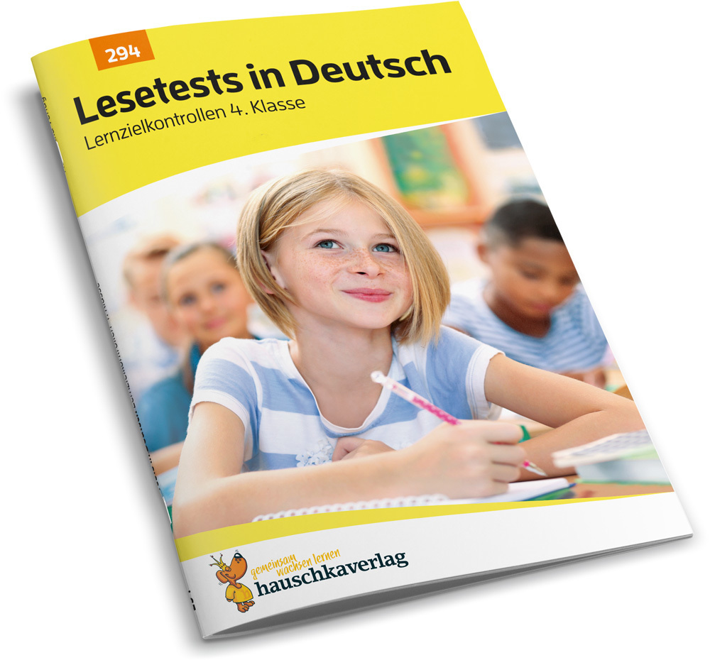 Übungsheft mit Lesetests in Deutsch 4. Klasse main product photo