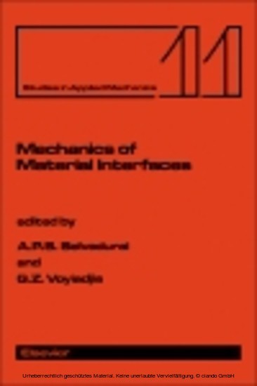 Mechanics of Material Interfaces main product photo