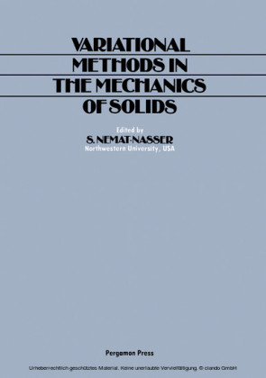 Variational Methods in the Mechanics of Solids