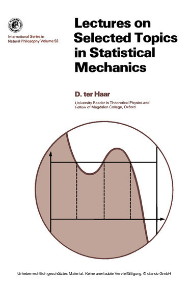 Lectures on Selected Topics in Statistical Mechanics main product photo