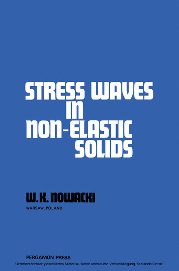 Stress Waves in Non-Elastic Solids main product photo