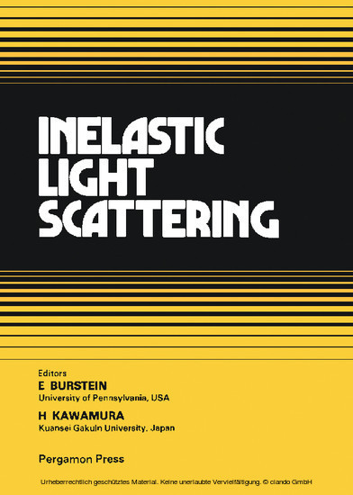 Inelastic Light Scattering main product photo