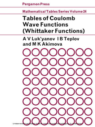 Tables of Coulomb Wave Functions