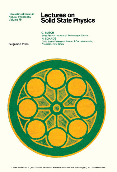 Lectures on Solid State Physics main product photo