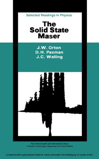 The Solid State Maser main product photo