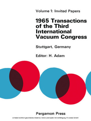 1965 Transactions of the Third International Vacuum Congress