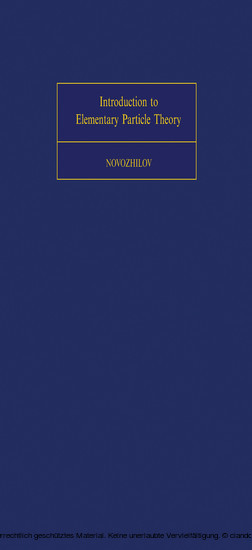 Introduction to Elementary Particle Theory main product photo