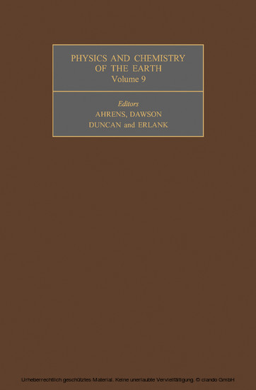 Physics and Chemistry of the Earth main product photo