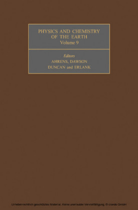 Physics and Chemistry of the Earth