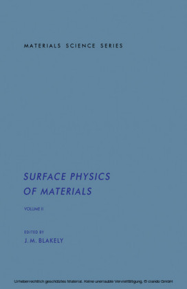 Surface Physics of Materials