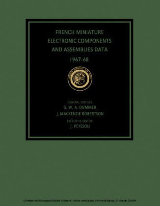 French Miniature Electronic Components and Assemblies Data 1967-68