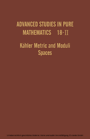K"hler Metric and Moduli Spaces main product photo