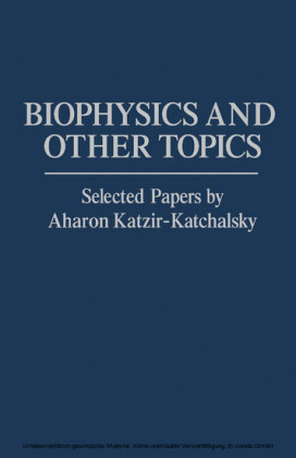 Biophysics and Other Topics