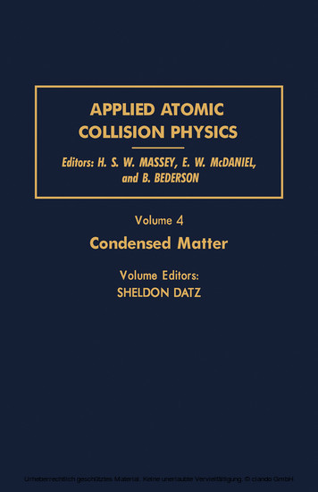 Condensed Matter main product photo