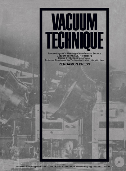 Vacuum Technique main product photo