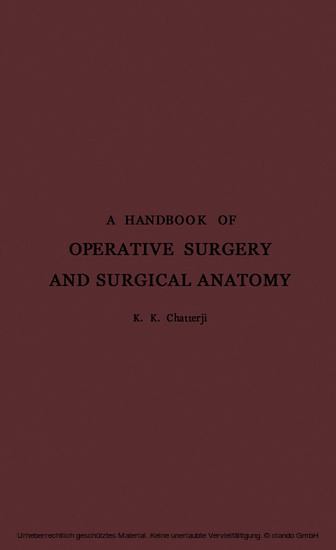 A Handbook of Operative Surgery and Surgical Anatomy main product photo