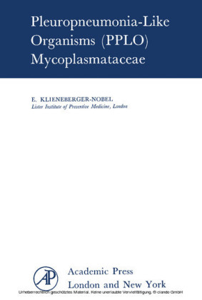 Pleuropneumonia-Like Organisms (PPLO): Mycoplasmataceae
