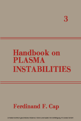 Handbook on Plasma Instabilities