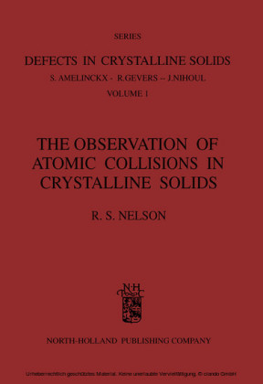 The Observation of Atomic Collisions in Crystalline Solids