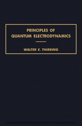 Principles of Quantum Electrodynamics