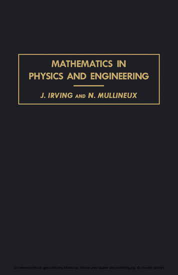 Mathematics in Physics and Engineering main product photo
