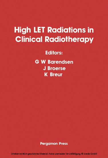 High-LET Radiations in Clinical Radiotherapy main product photo
