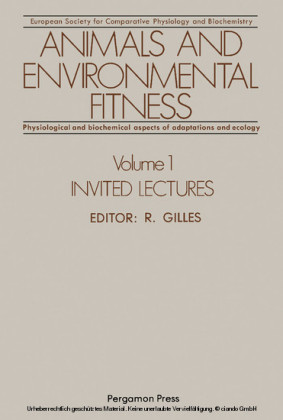 Animals and Environmental Fitness: Physiological and Biochemical Aspects of Adaptation and Ecology