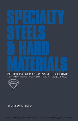 Specialty Steels and Hard Materials