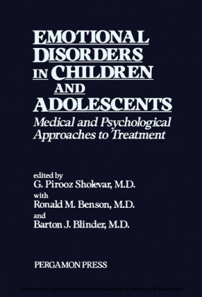 Emotional Disorders in Children and Adolescents