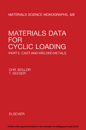 Materials Data for Cyclic Loading