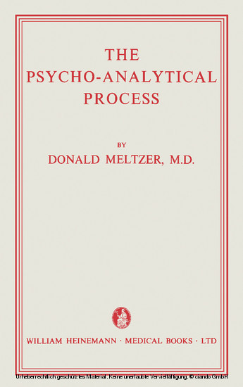 The Psycho-Analytical Process main product photo