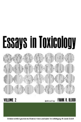 Essays in Toxicology