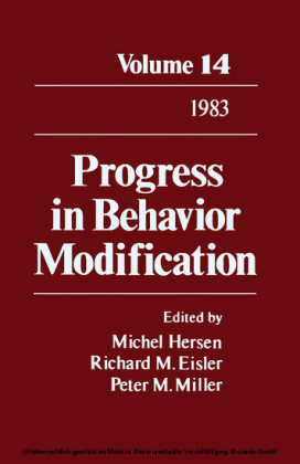 Progress in Behavior Modification
