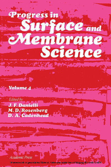 Progress in Surface and Membrane Science main product photo