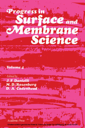 Progress in Surface and Membrane Science