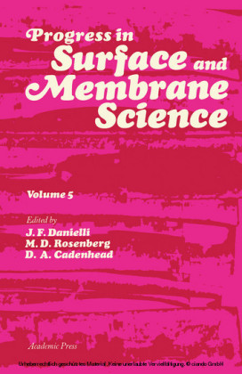 Progress in Surface and Membrane Science