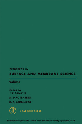 Progress in Surface and Membrane Science