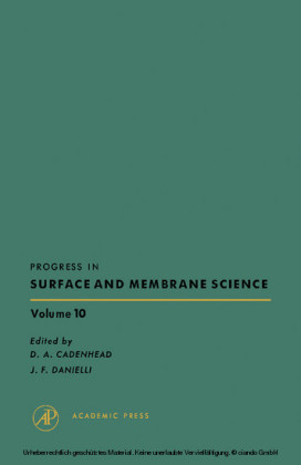 Progress in Surface and Membrane Science
